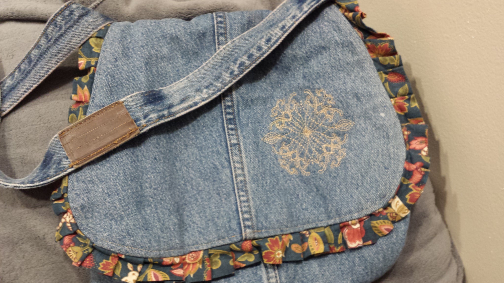 Justin's Jeans upcycled denim bags, hand made in Norfolk UK
